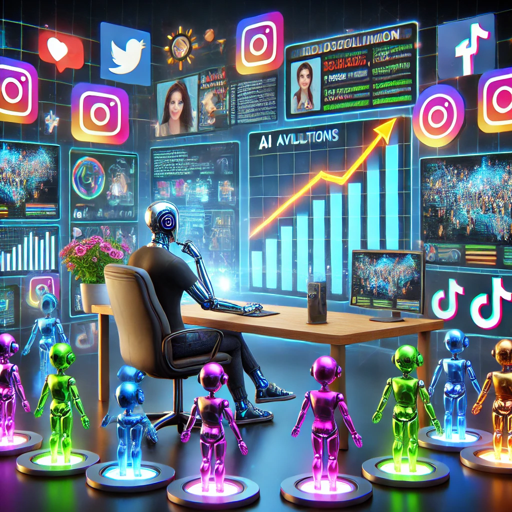 Social Media with AI Avatars